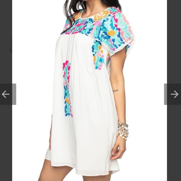 Buddy Love Pastel Embroidered Dress - Picture 1 of 4